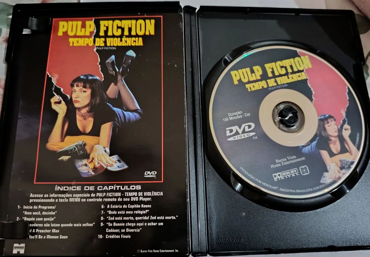DVD Pulp Fiction Tempo de Violência - Foto 3