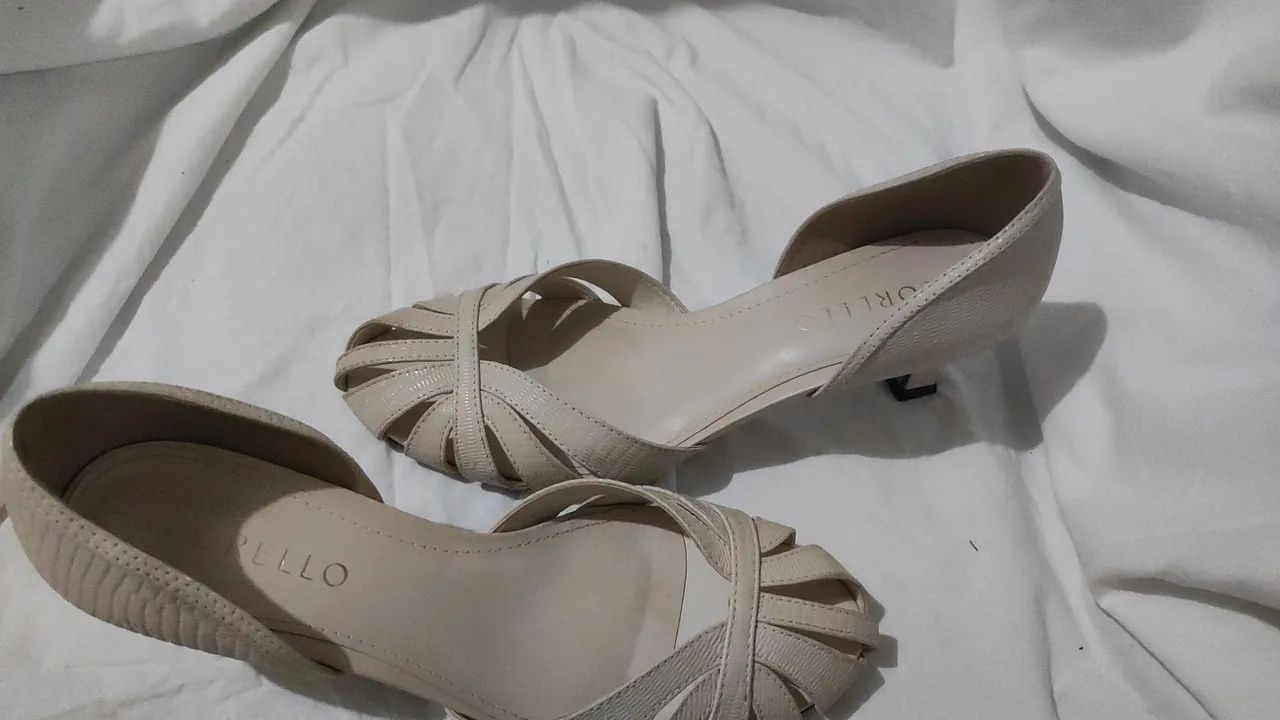 Scarpin Corello Traçado Nudes 36