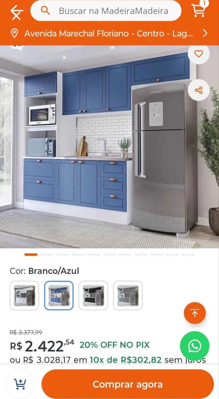 Jogo de Cozinha Americano MDF - Foto 3