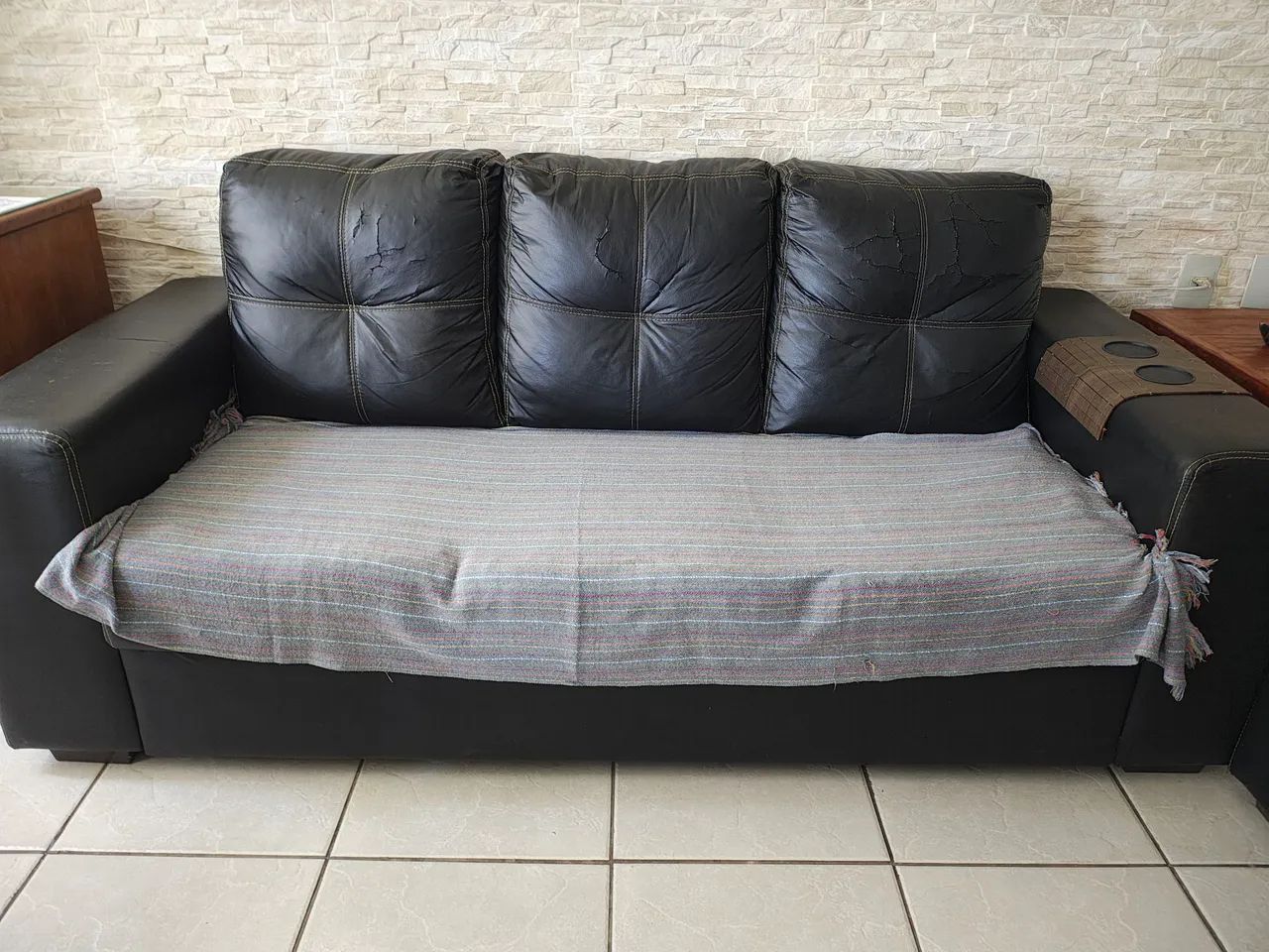 Conjunto de sofá de 3 e 2 lugares 