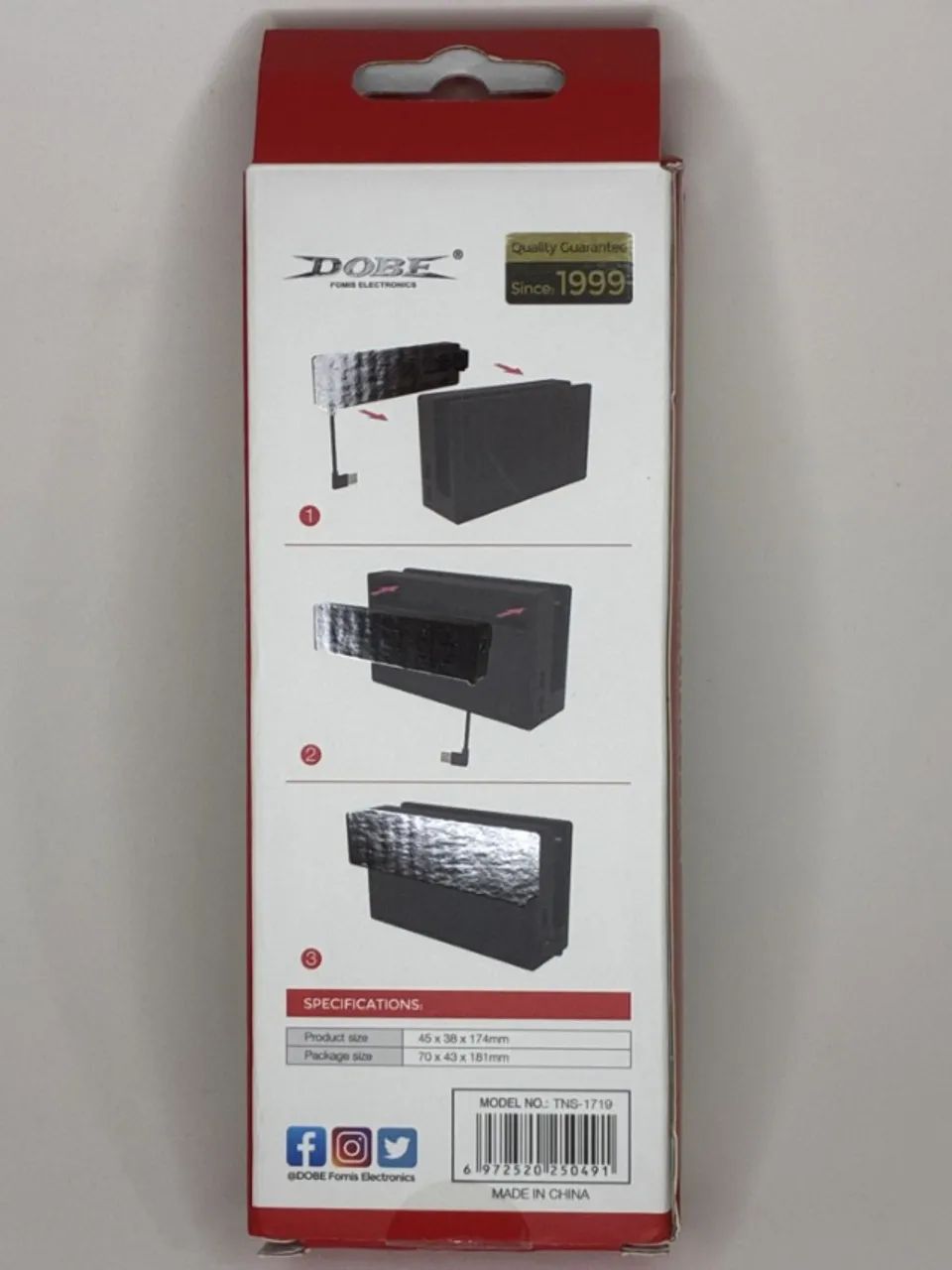 Cooling Fan Dobe para Dock de Nintendo Switch 1 - Foto 4