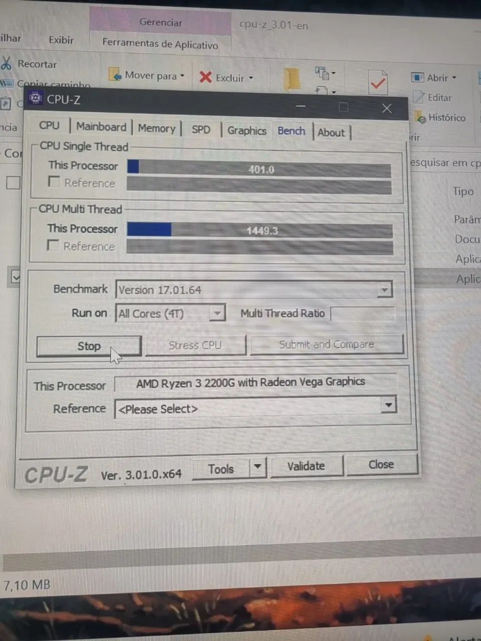 Ryzen 3 2200G Vega 8 AM4 - Testado 100% - Foto 4