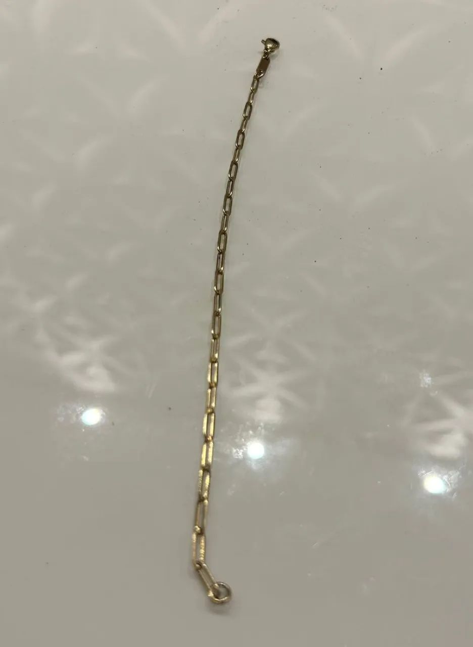 Pulseira de Aço cirúrgico banhado a ouro  - Foto 4