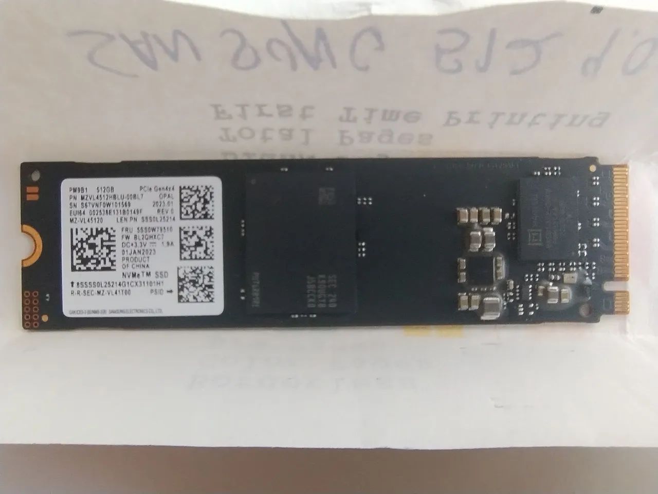 SSD nvme 512gb Samsung testado com Windows  - Foto 2