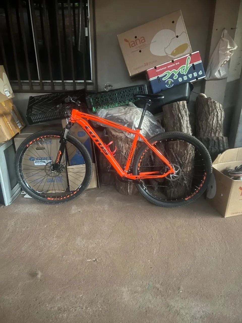 Bicicleta lótus aro29 laranja neon seminova  - Foto 2