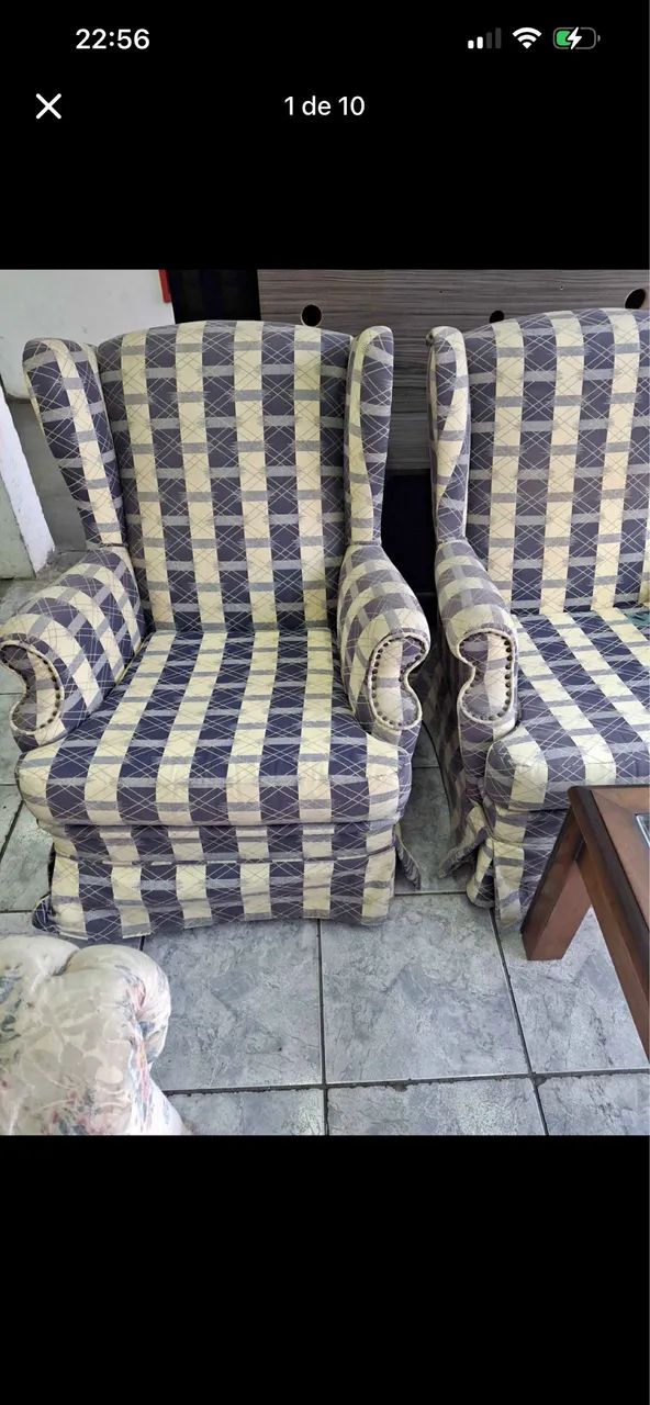 Par de poltronas antigas  - Foto 3