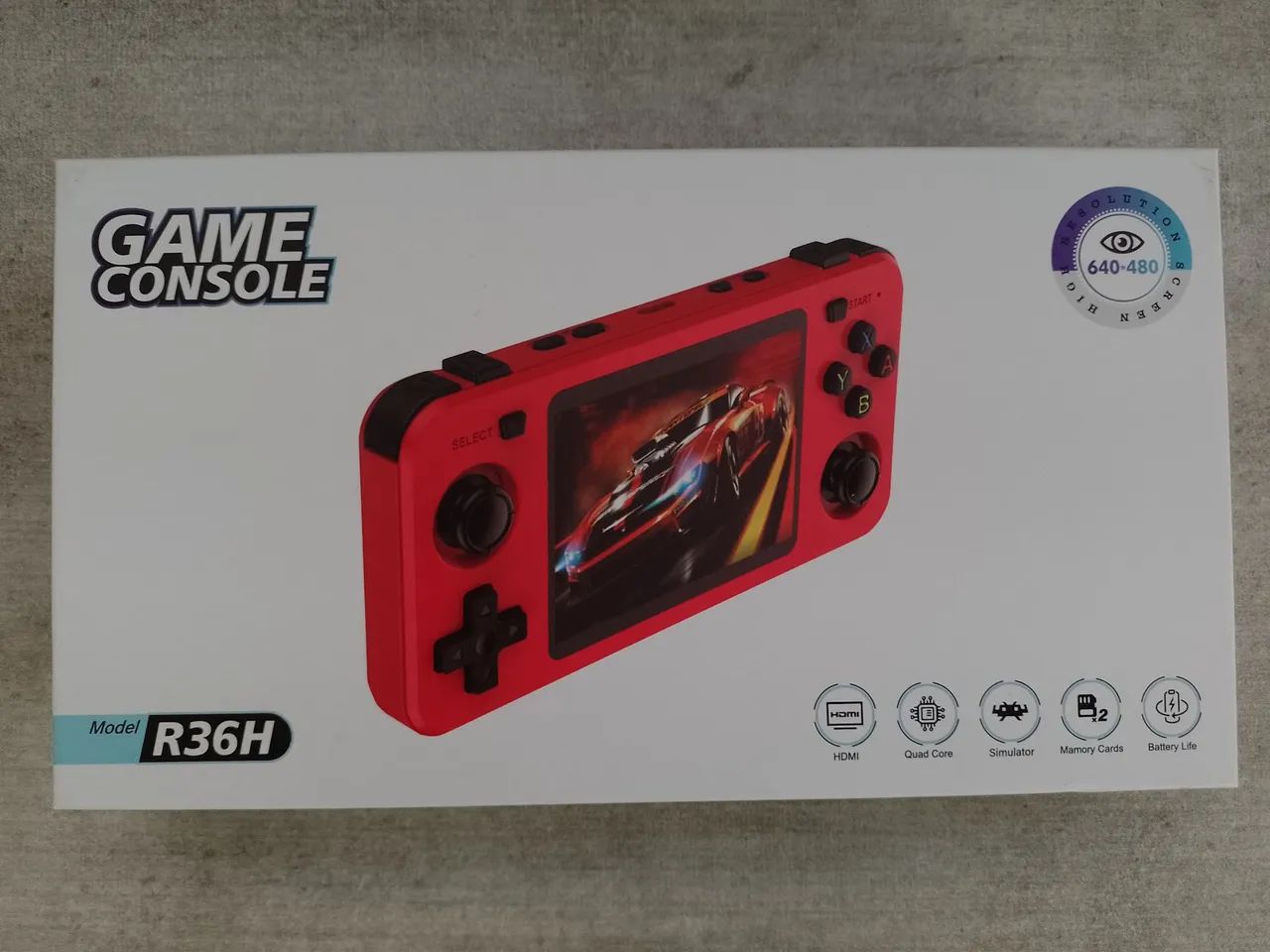 Console Retro R36H (128GB) + kit proteção