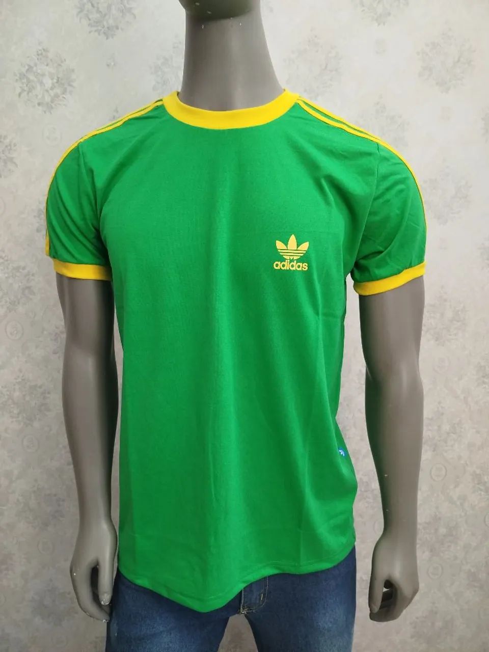 Camisa Adidas brasil Verde retrô 