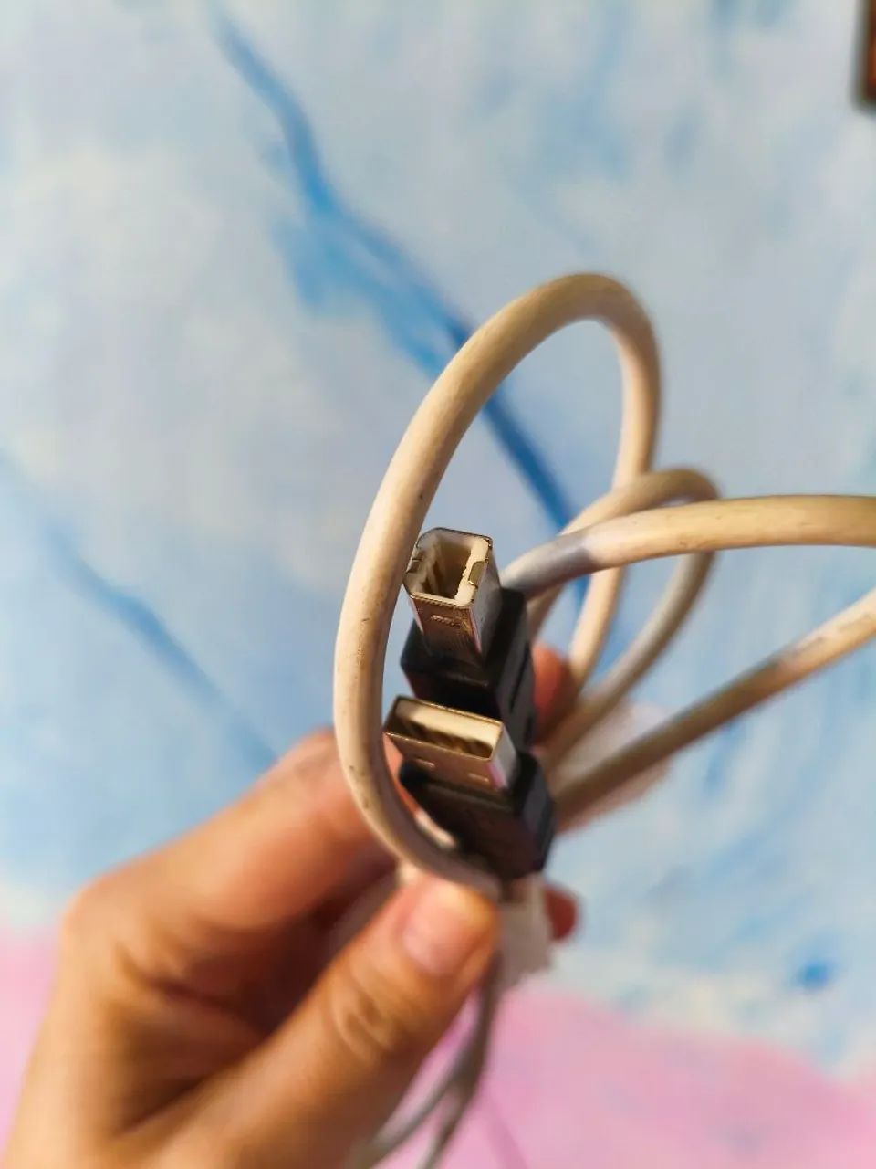 Cabo USB 2.0 para Impressora Tipo A x Tipo B 1,8 m - Foto 2