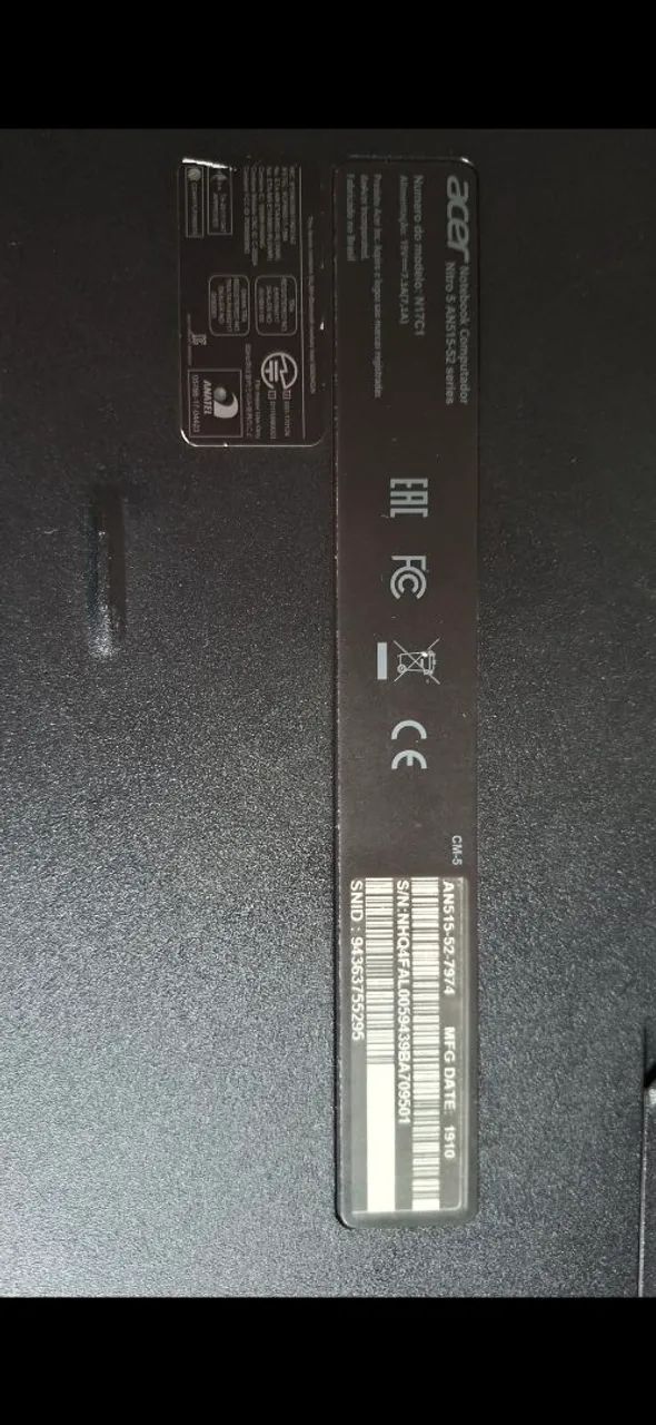 Notebook Acer nitro 5 I7 32Gb ram - Foto 5