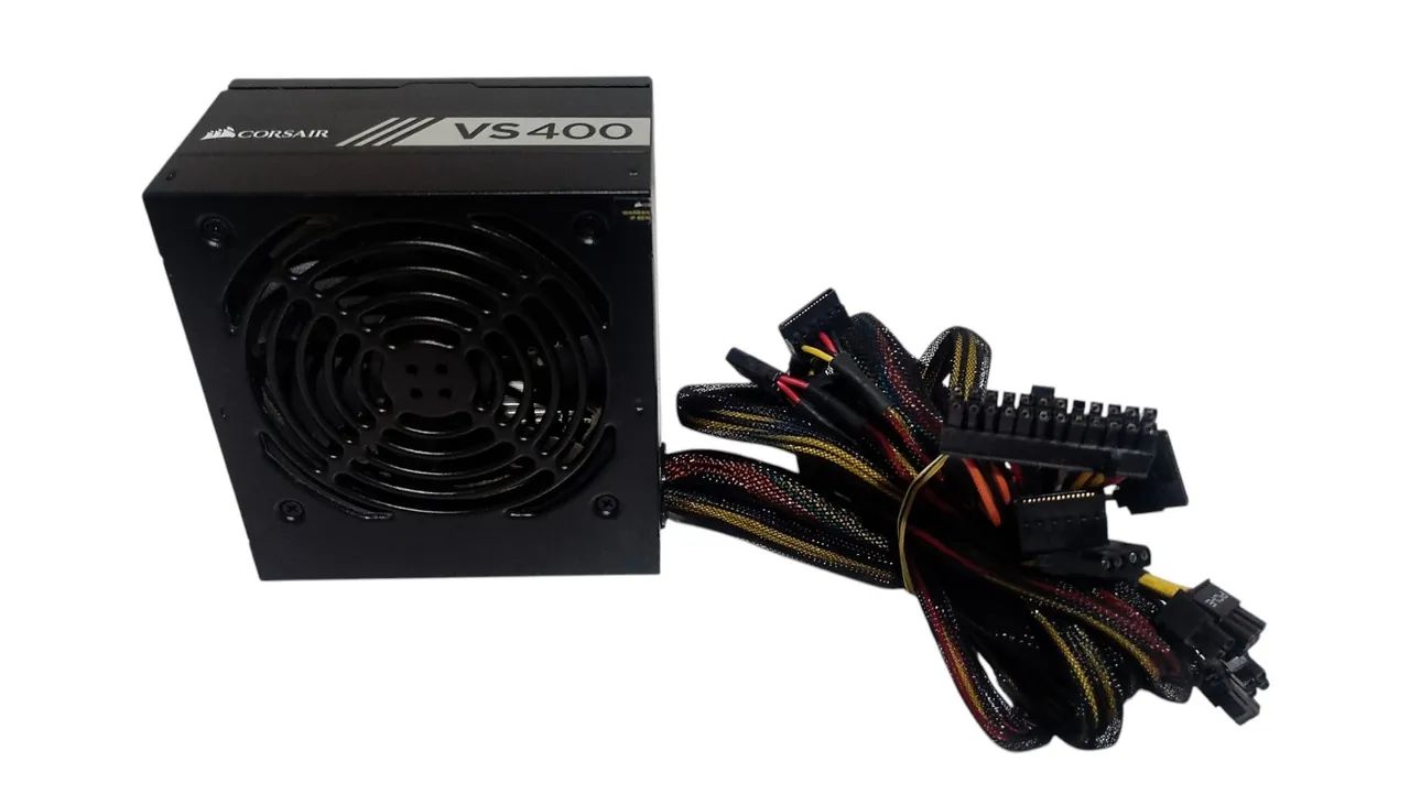 Fonte atx real Corsair vs400w 80 plus 