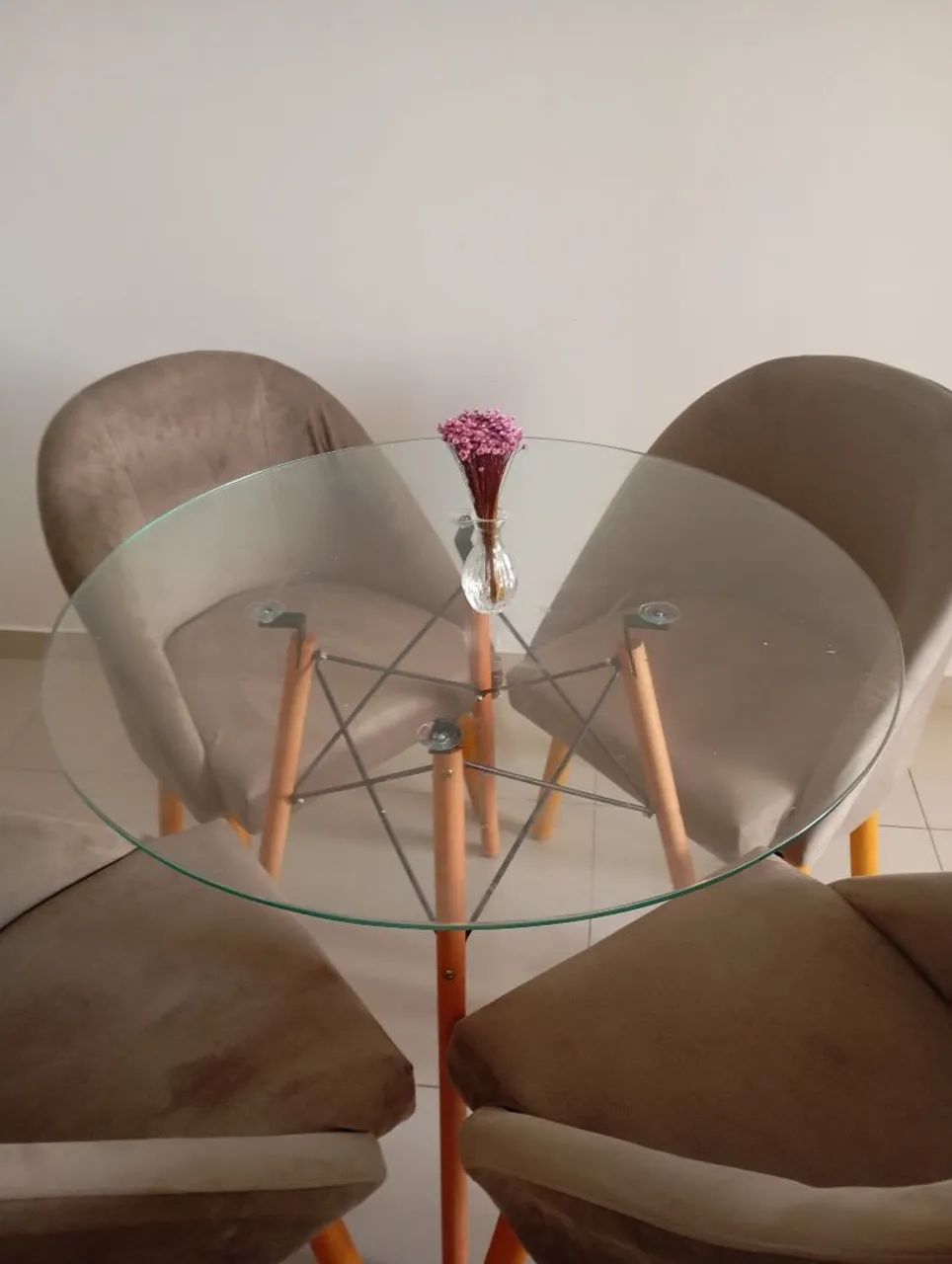 Tampo de vidro 90cm 8mm temperado. 