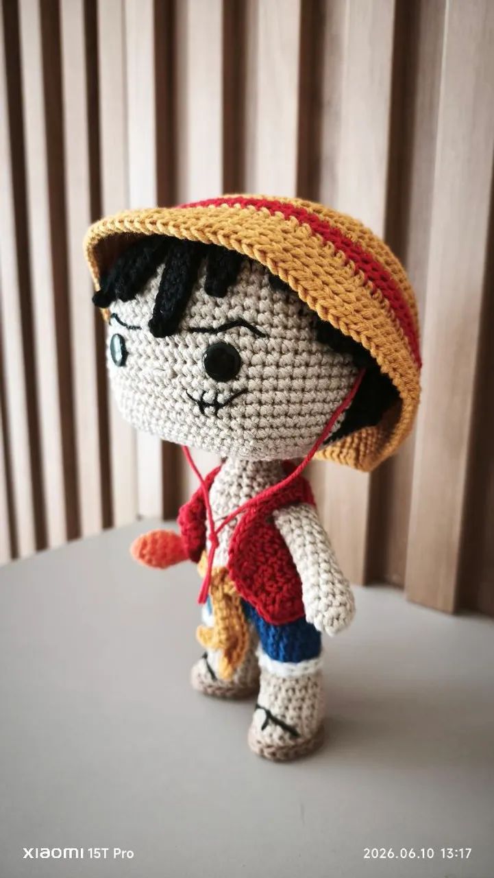 Luffy amigurumi  - Foto 4
