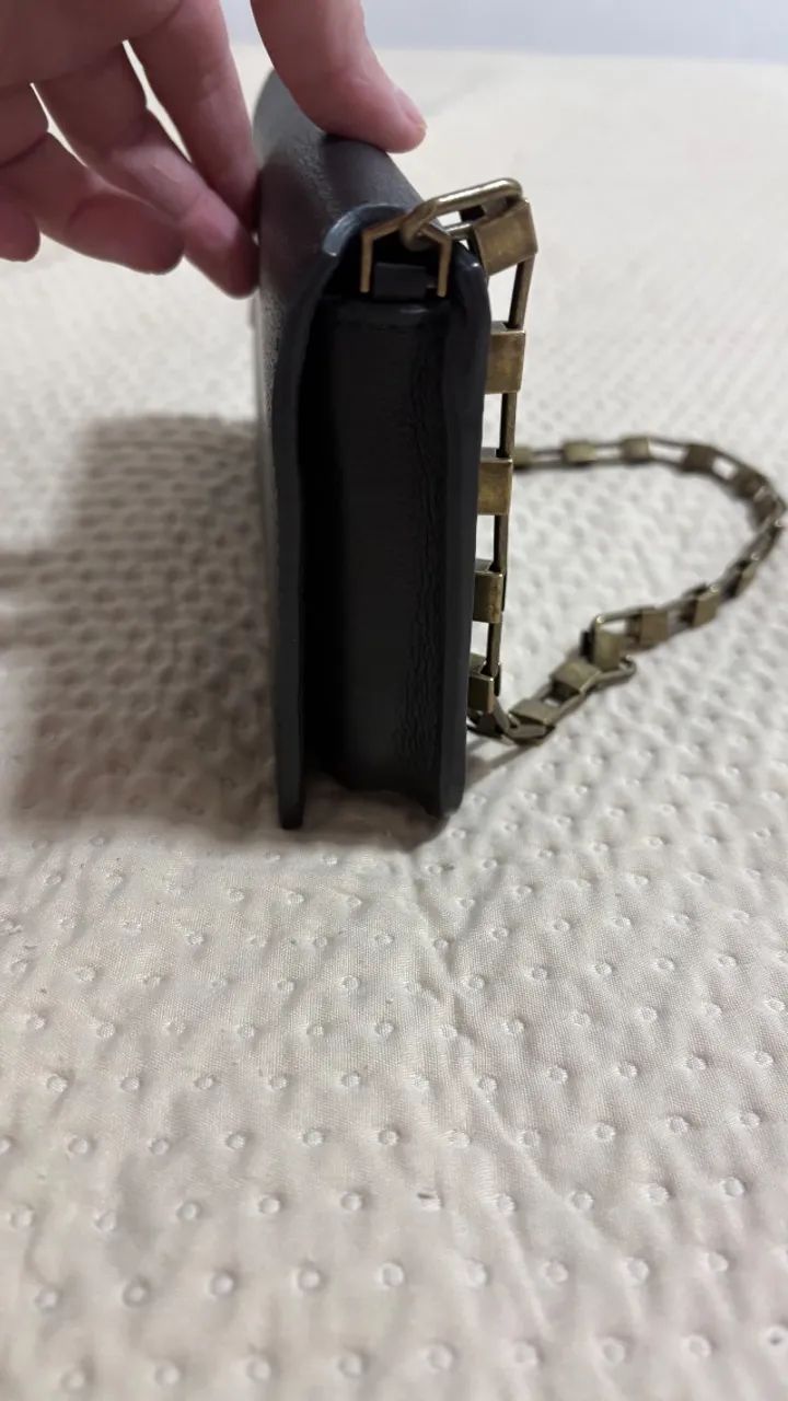 Bolsa Arezzo Couro Usada apenas Uma Vez  - Foto 3