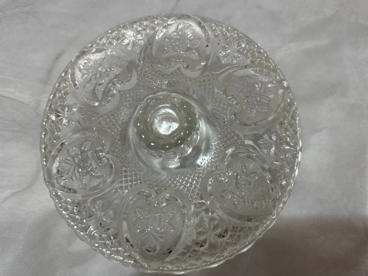 bomboniere ou porta joias vintage de vidro - Foto 2
