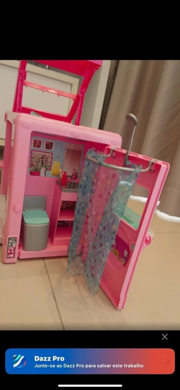 Trailer da Barbie Original e completo com todas as pecinhas!  - Foto 4