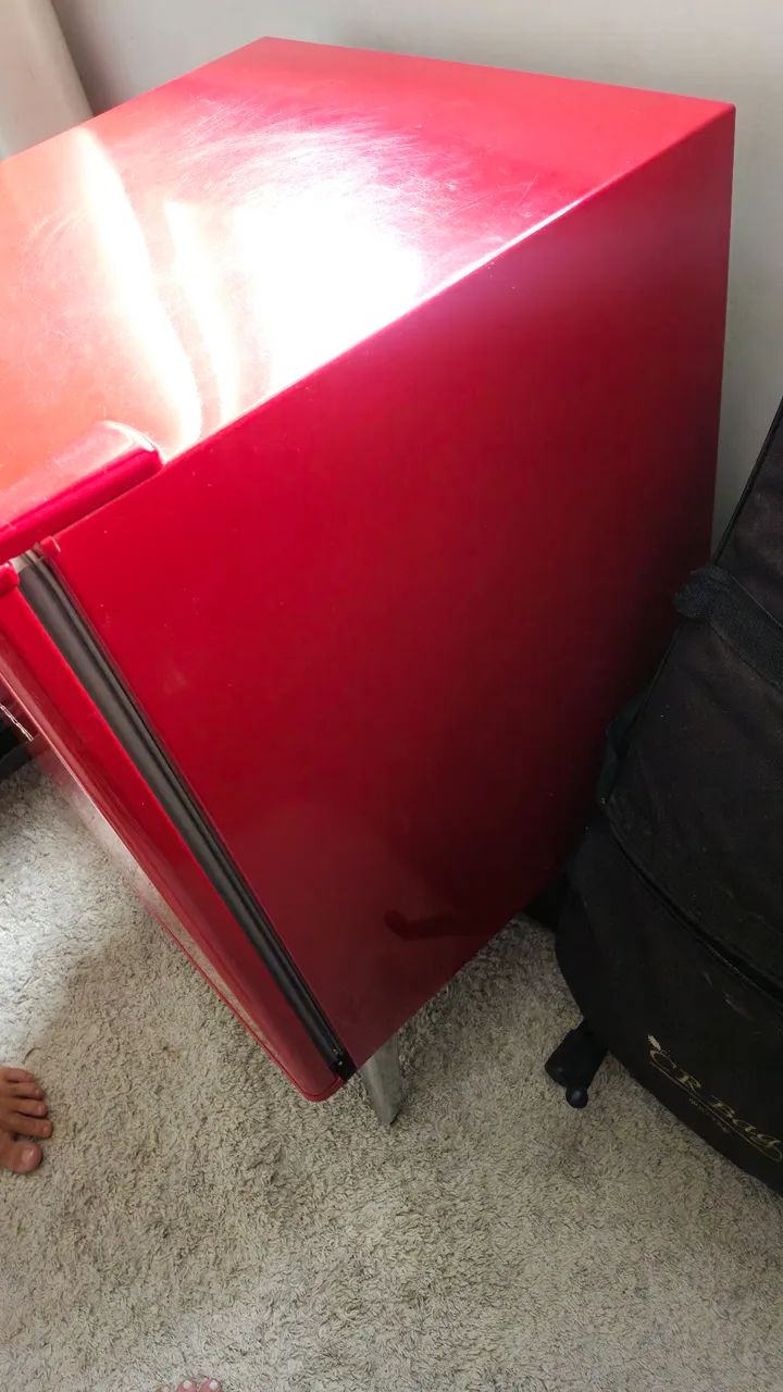 Frigobar retro vermelho (aceito cartão)  - Foto 6