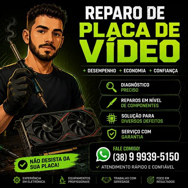 Reparo em placas de vídeo