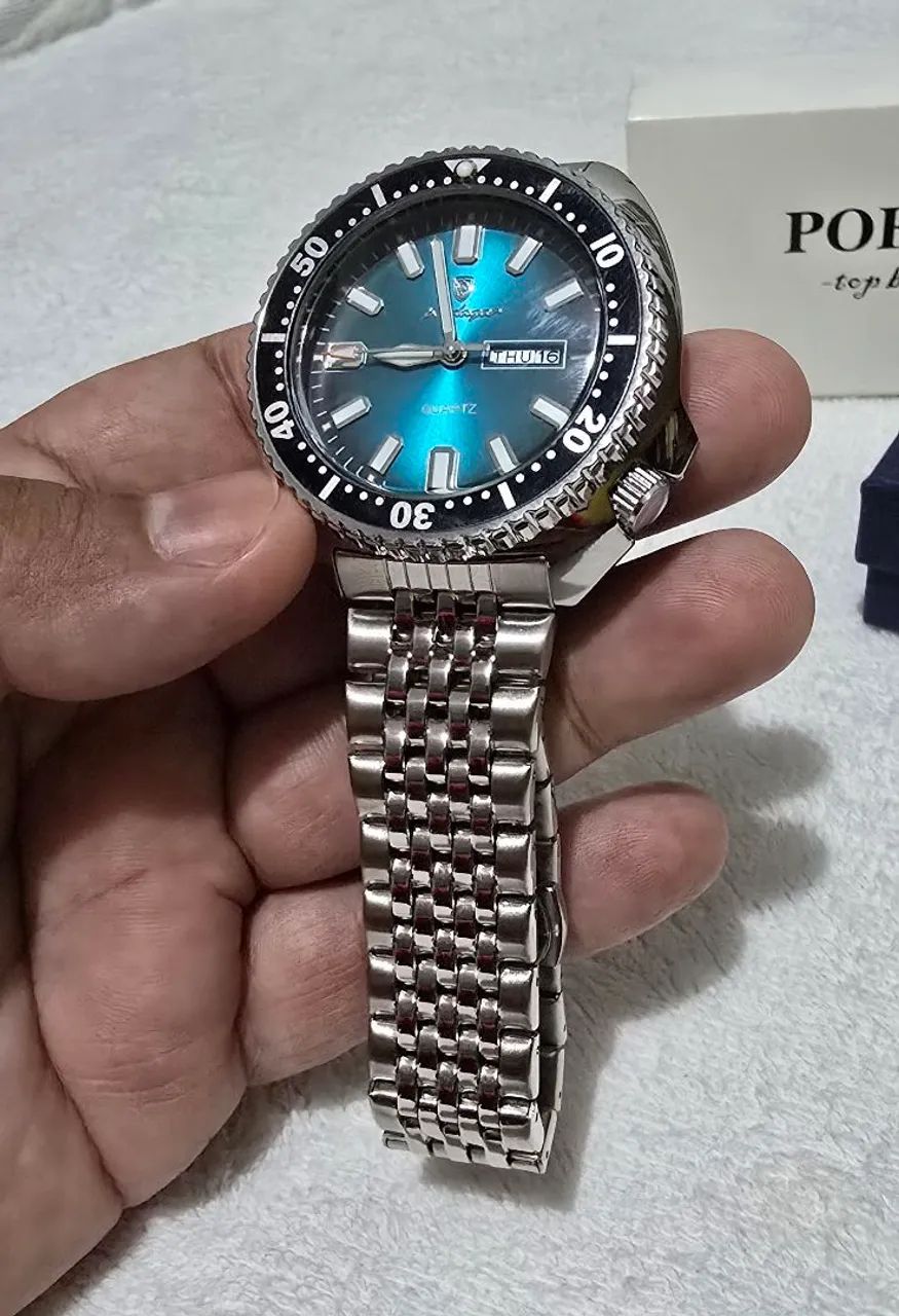 Relógio da Poedagar em aço original  - Foto 3