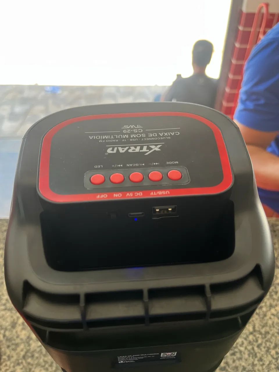 CAIXA DE SOM BLUETOOTH / PORTÁTIL / LED RGB - Foto 2