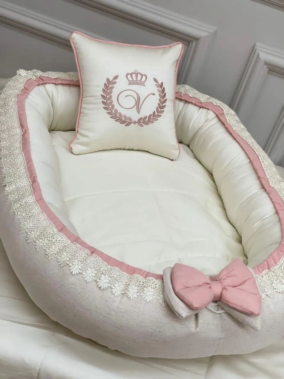 Enxoval de Bebê Completo 16 peças Menina, personalizado  Bebê, Luxo.  - Foto 4