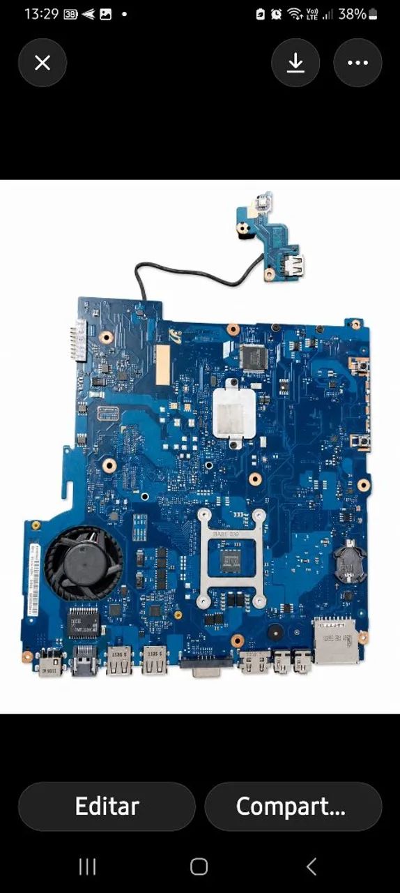 Placa Mãe Samsung Rv420 Com Processador i5 - Foto 2