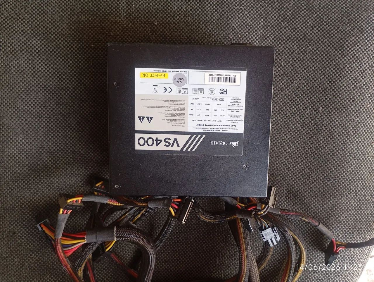 Fonte Corsair VS 400 GAMER - Foto 3