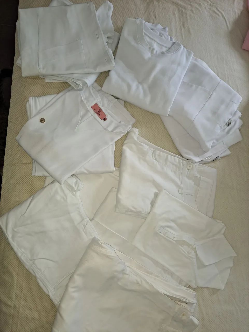 Roupas brancas para enfermagem 