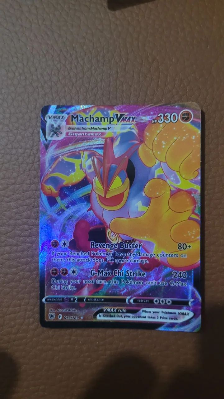 Carta Pokémon  Machamp Vmax 073/189