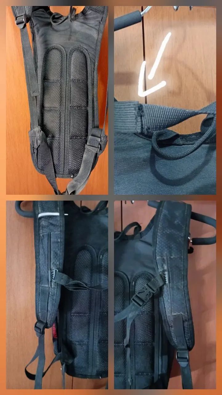 Mochila De Hidratação Red Dragon Com Refil (Usada )<br> - Foto 2
