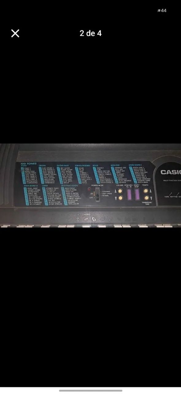 Teclado da casio original, aceito proposta e trocas - Foto 2