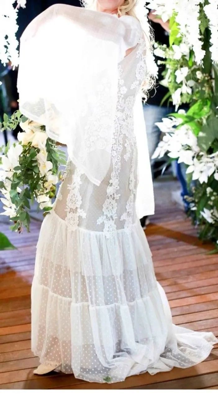 Vestido BOHO CHIC para pré Wedding 