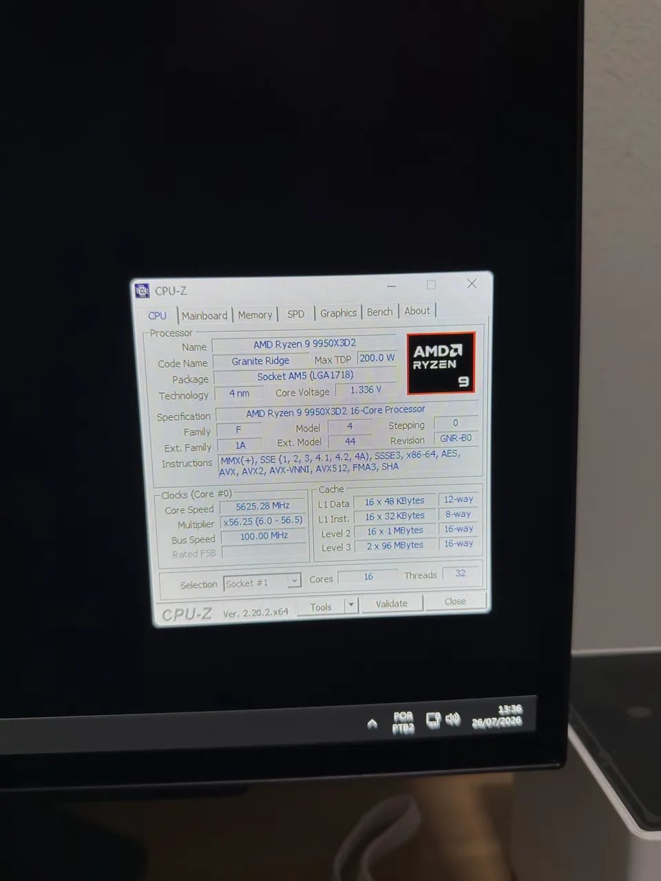 PROCESSADOR RYZEN 9 9950X3D2