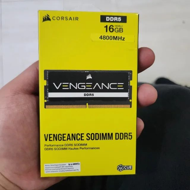 Memória RAM para Notebook Corsair Vengeance, 16GB, 4800MHz, DDR5, CL40, Preto - CMSX16GX5M - Foto 2