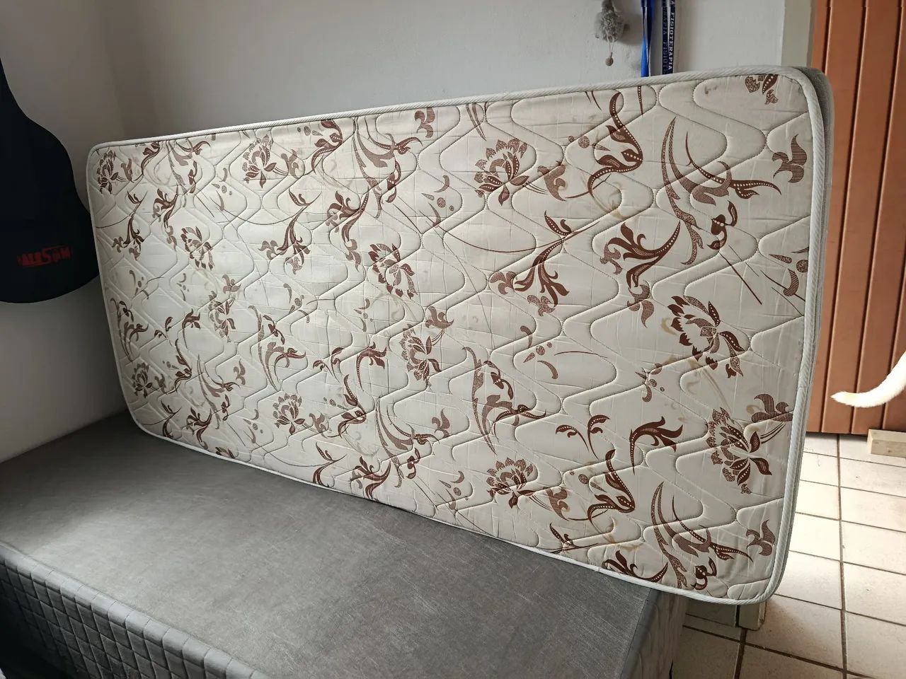 Cama de solteiro (colchão e base) - Foto 4