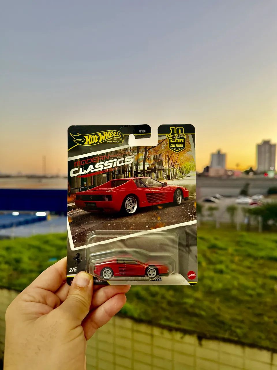 Par Hot Wheels Ferrari Testarossa