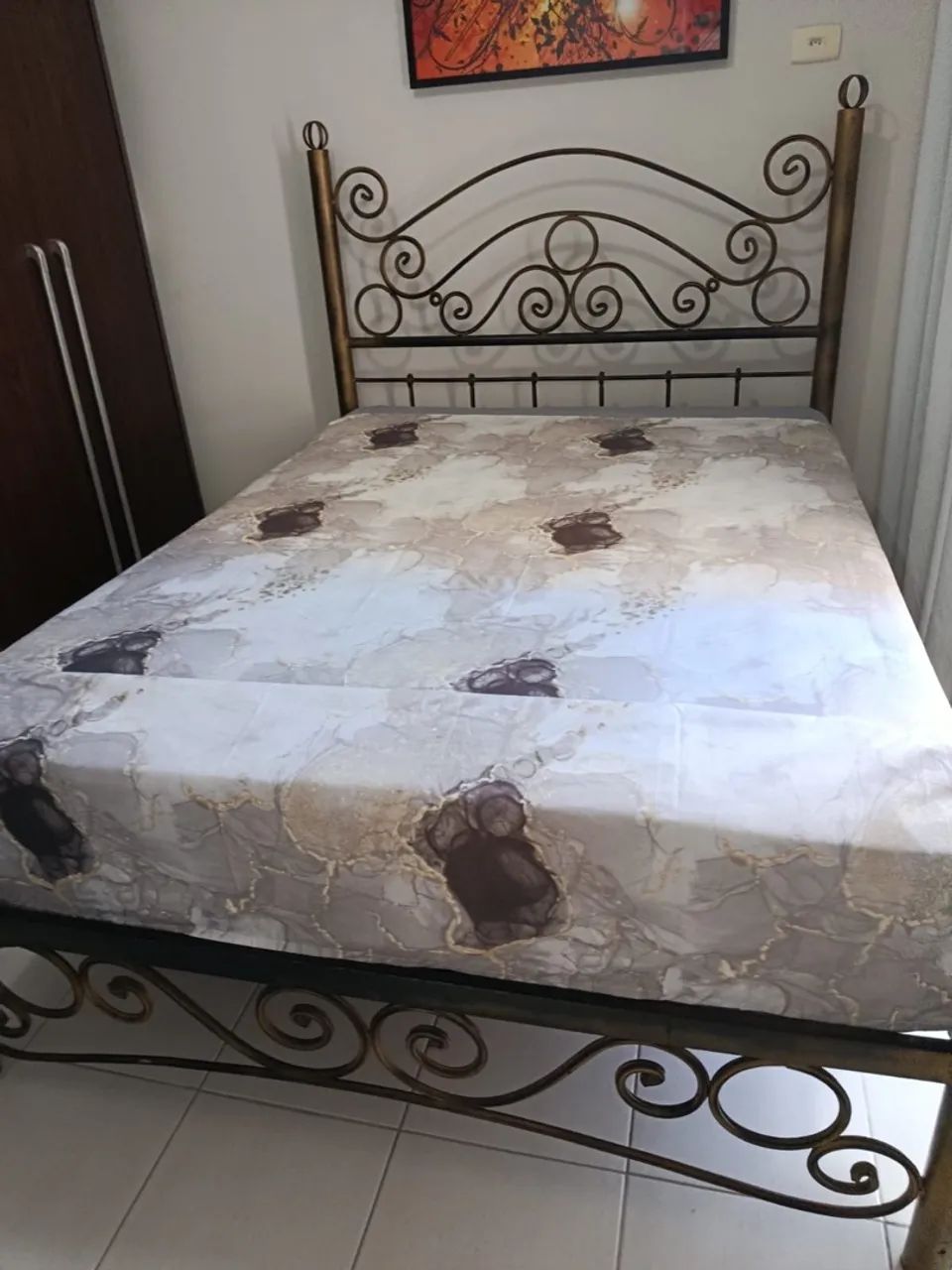 Cama casal de ferro - Foto 2