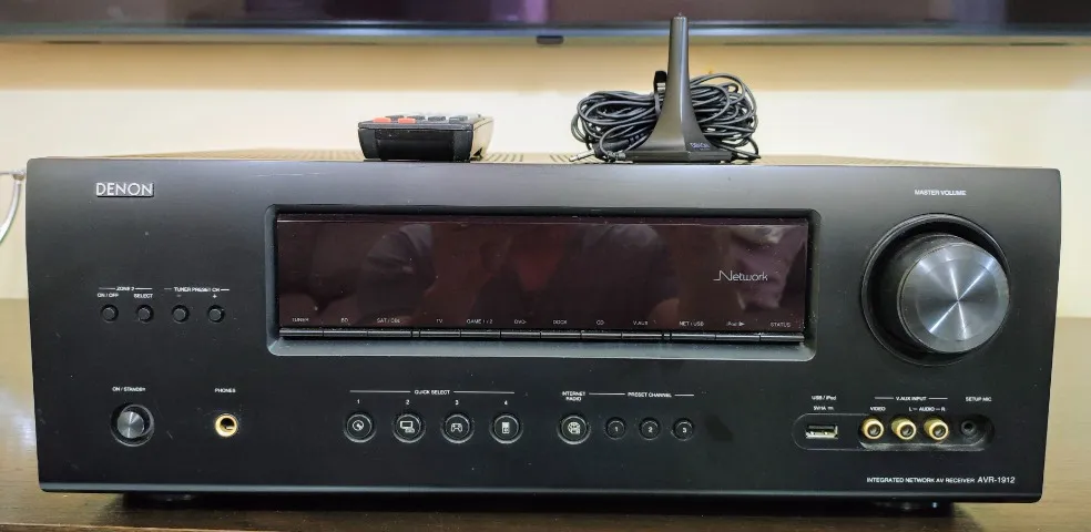 RECEIVER DENON AVR-1912 - QUALIDADE DE ÁUDIO PREMIUM - Aparelhos
