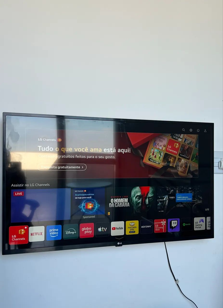 Smart TV LG 43" 4K UHD 43UP7500 WiFi Bluetooth HDR ThinQ AI compatível IA - Foto 4