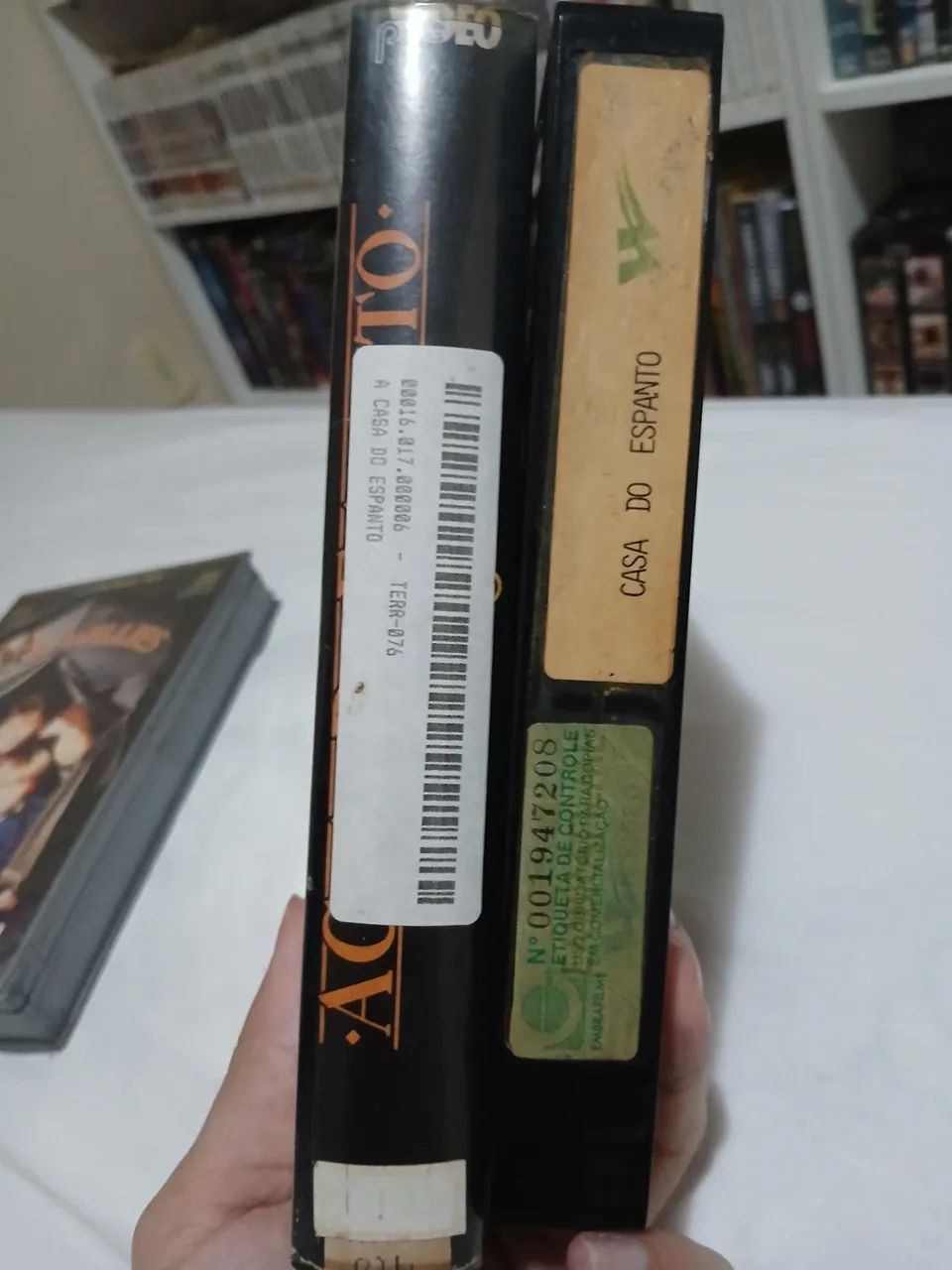 Vhs casa do espanto pole video raro - Foto 2