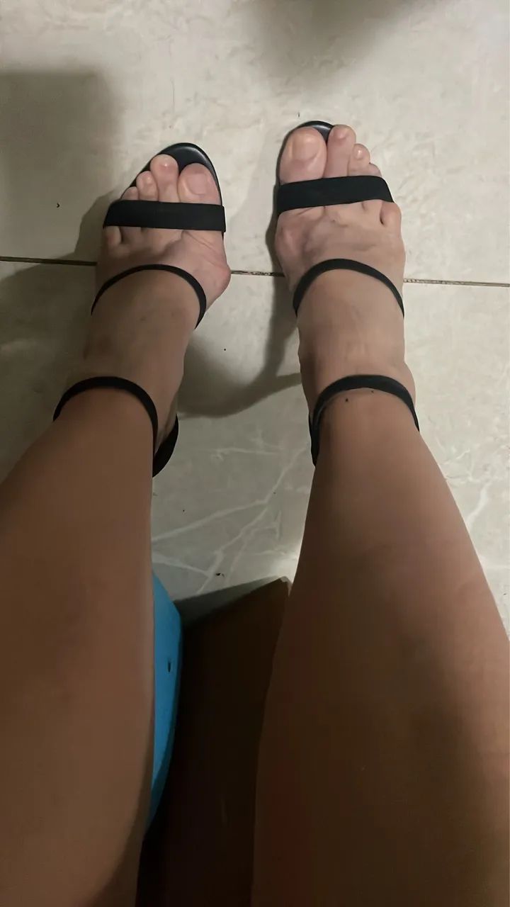 Sandália preta  - Foto 5