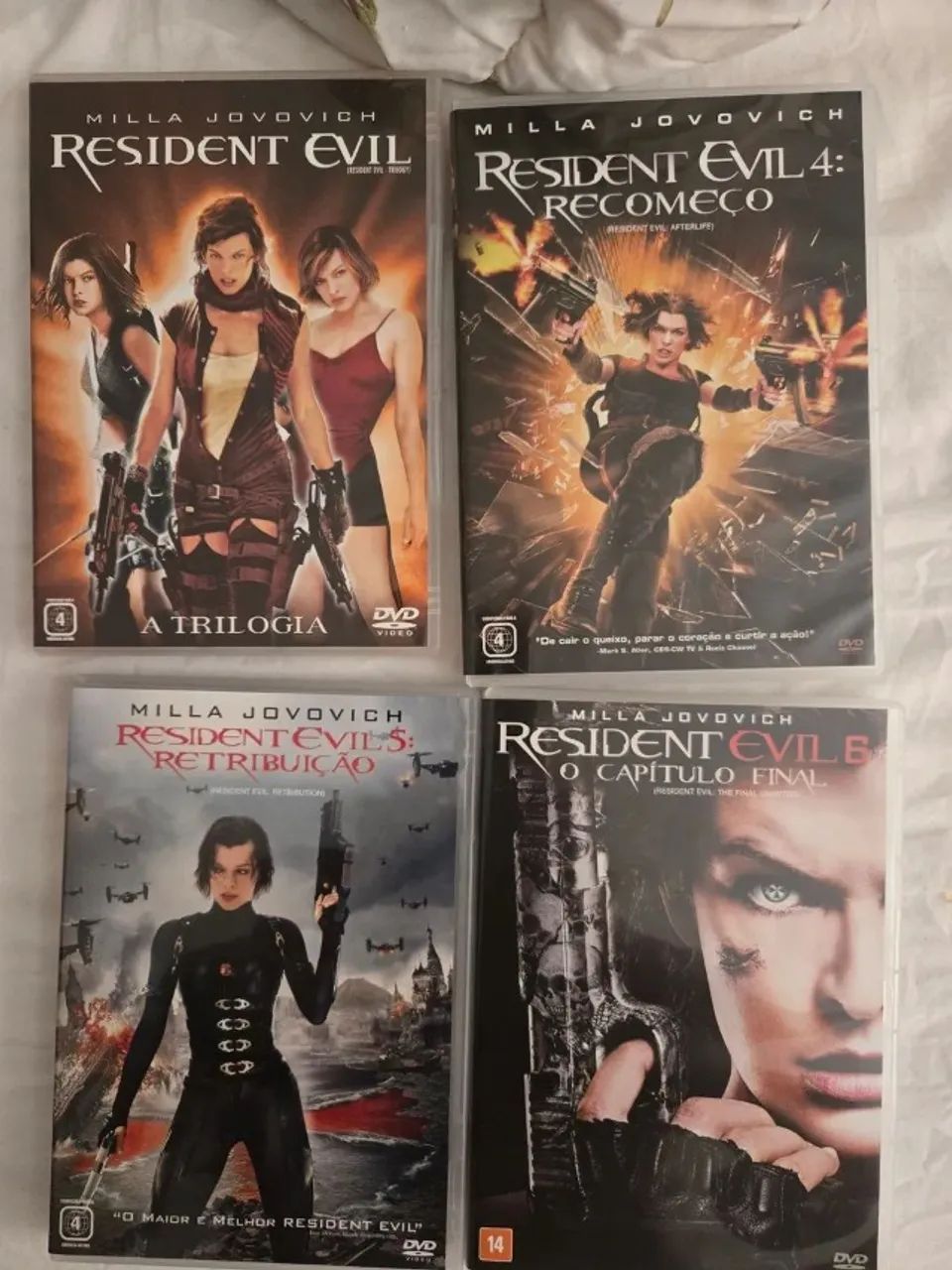 Coleção DVD Resident Evil