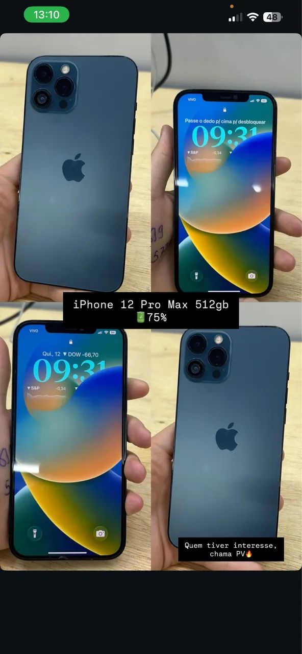 【箱完備】Apple iPhone 12 Pro Max 512GB Apple iPhone 12 Pro Max (512 GB) - Dourado | MercadoLivre