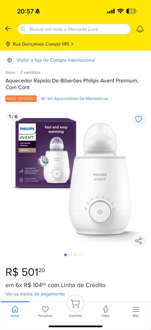 Aquecedor de leite Avent - Foto 5