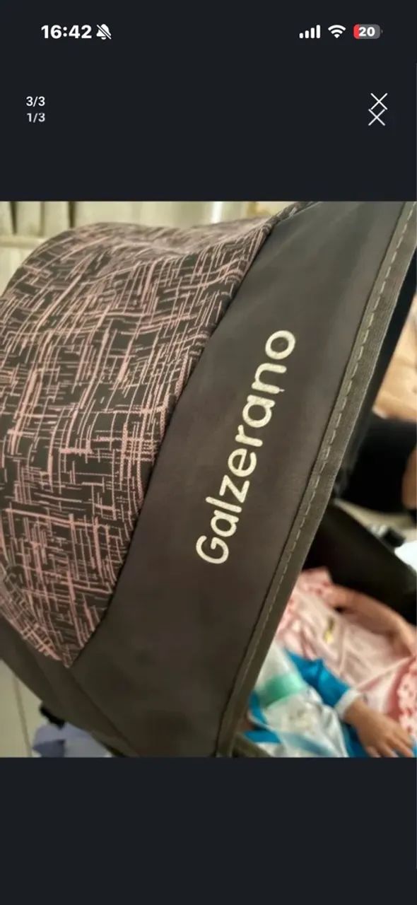 Carrinho Galzerano Moisés desmontável  - Foto 3