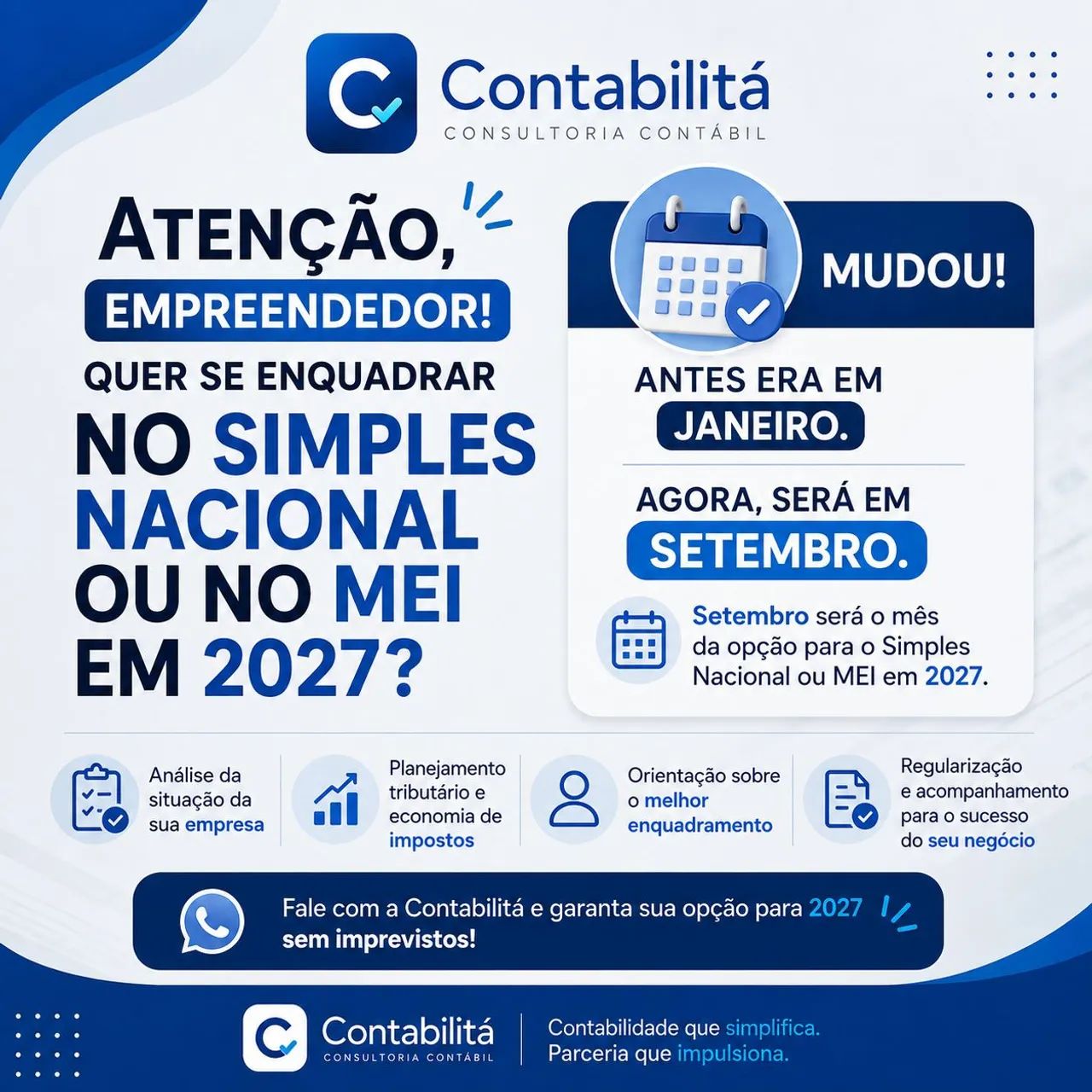 Opção MEI e SIMPLES NACIONAL