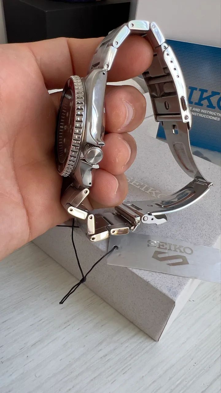 Relógio Seiko 5 Sports Pepsi SRPD53 Automático - Full Set (Com Caixa e Tag) - Foto 3