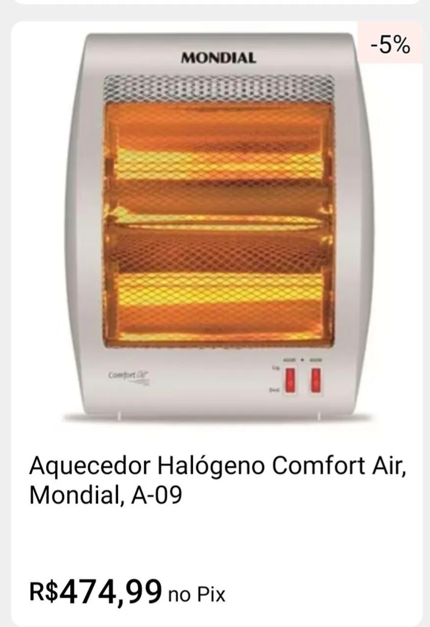 AQUECEDOR MONDIAL CONFORT AIR - Foto 4