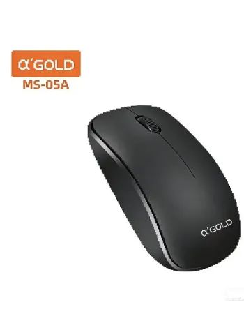Mouse Wireless A'gold Compacto 2.4g Sem Fio Ms-05a Preto - Foto 2