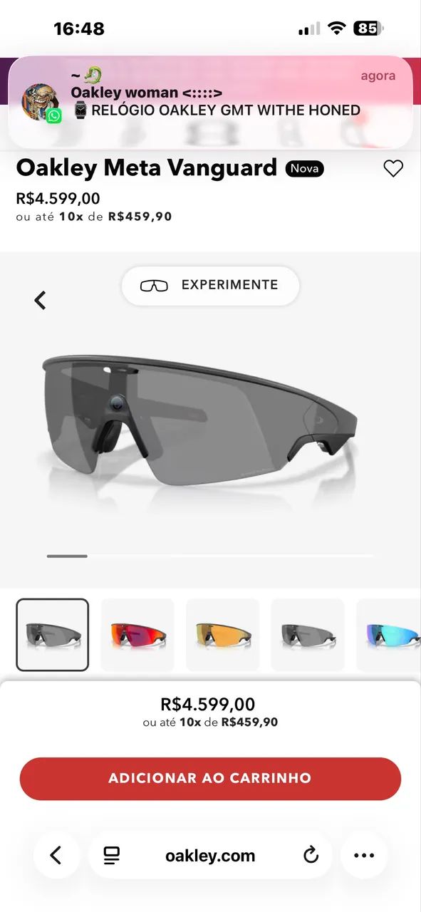 óculos oakley meta vanguard  - Foto 2
